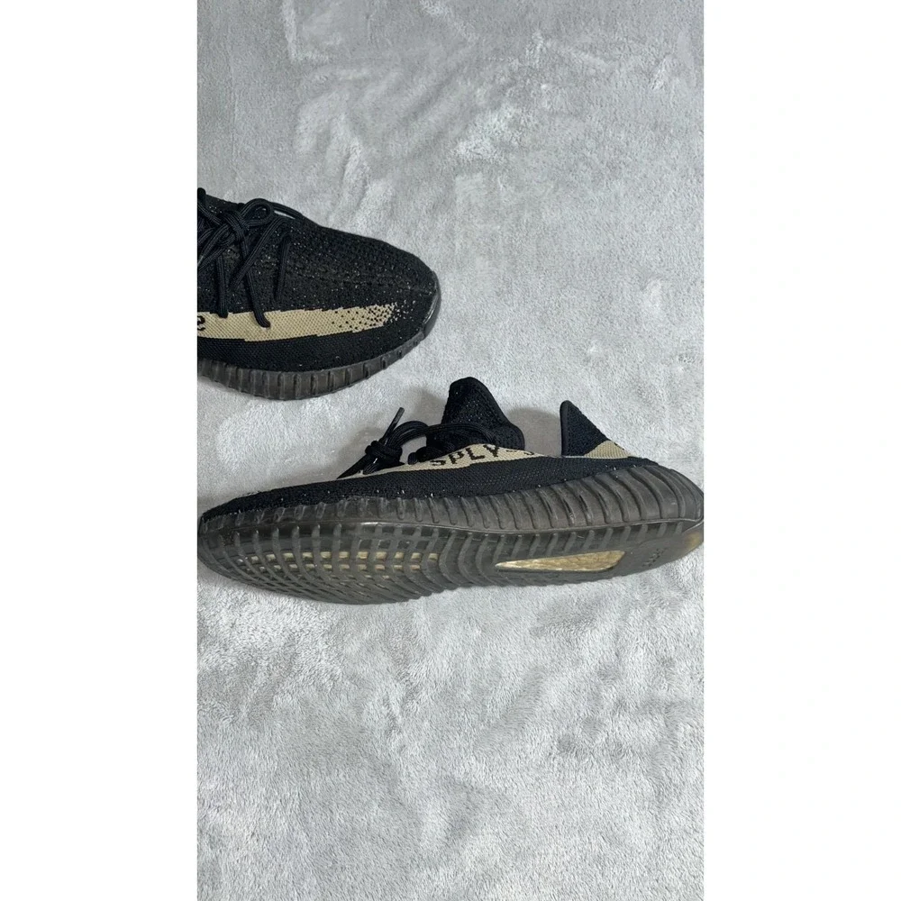 adidas Yeezy Boost 350 V2 Core Black White Size 9.5 2016 Pair No Box!